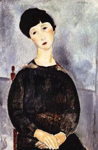  Yound Seated Girl With Brown Hair